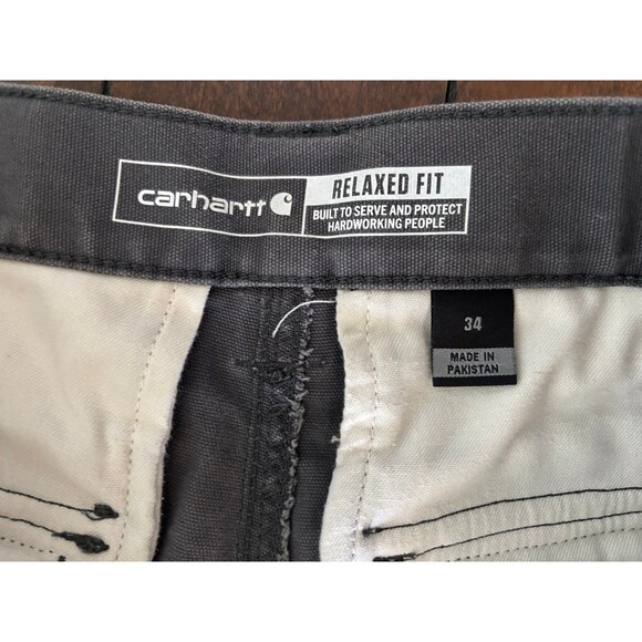 Carhartt Men’s Rugged Fit Cargo Shorts Set Relaxed Fit Size 34 - Picture 9 of 12